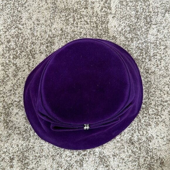 Velour Regale Vintage Purple Hat O/S main image 5